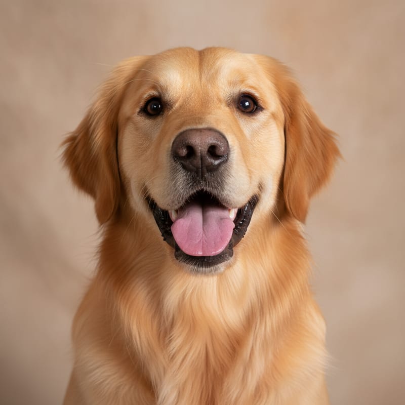 Golden sample pet